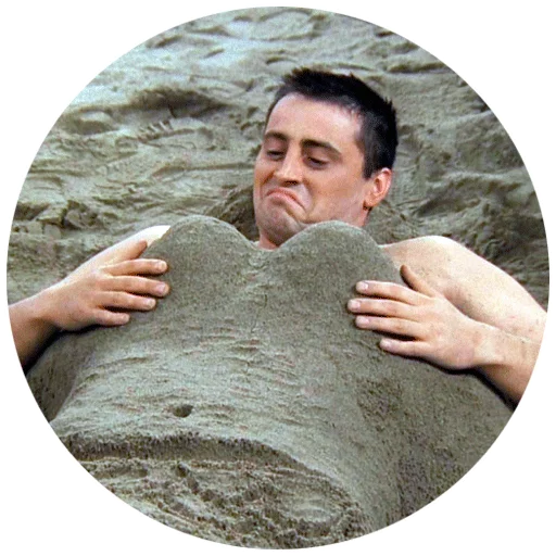 Buried In Sand sticker