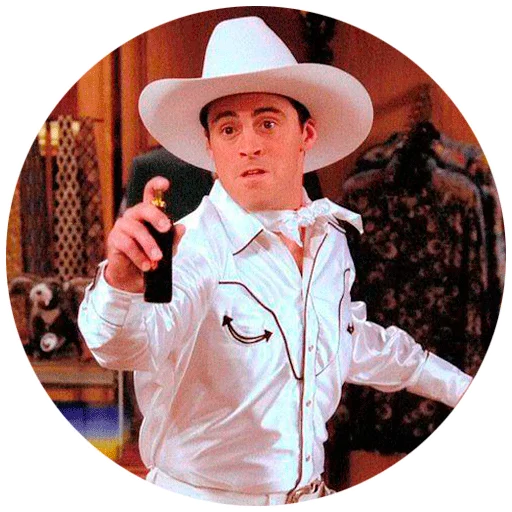 Cowboy sticker