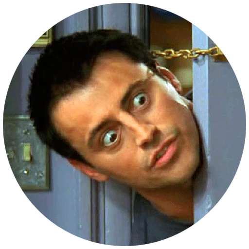 Peeking sticker