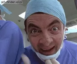 Mr Bean, doctor bean