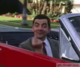 Mr Bean, nice car