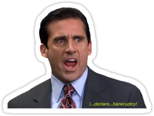 Michael declaring bankruptcy