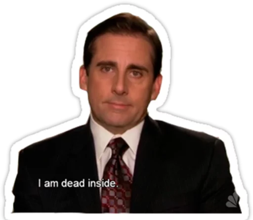 Michael saying he is dead inside