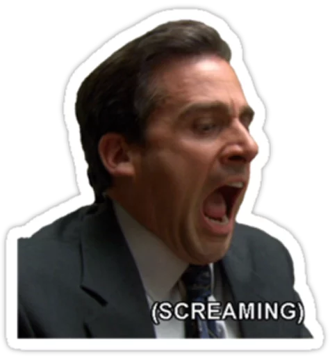 Michael screaming